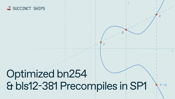 🚢 Succinct Ships: Optimized  bn254 & bls12-381  Precompiles in SP1